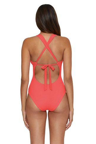 PAPRIKA Gia Plunge One Piece Swimsuit