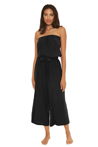 BLACK Ponza Strapless Jumpsuit