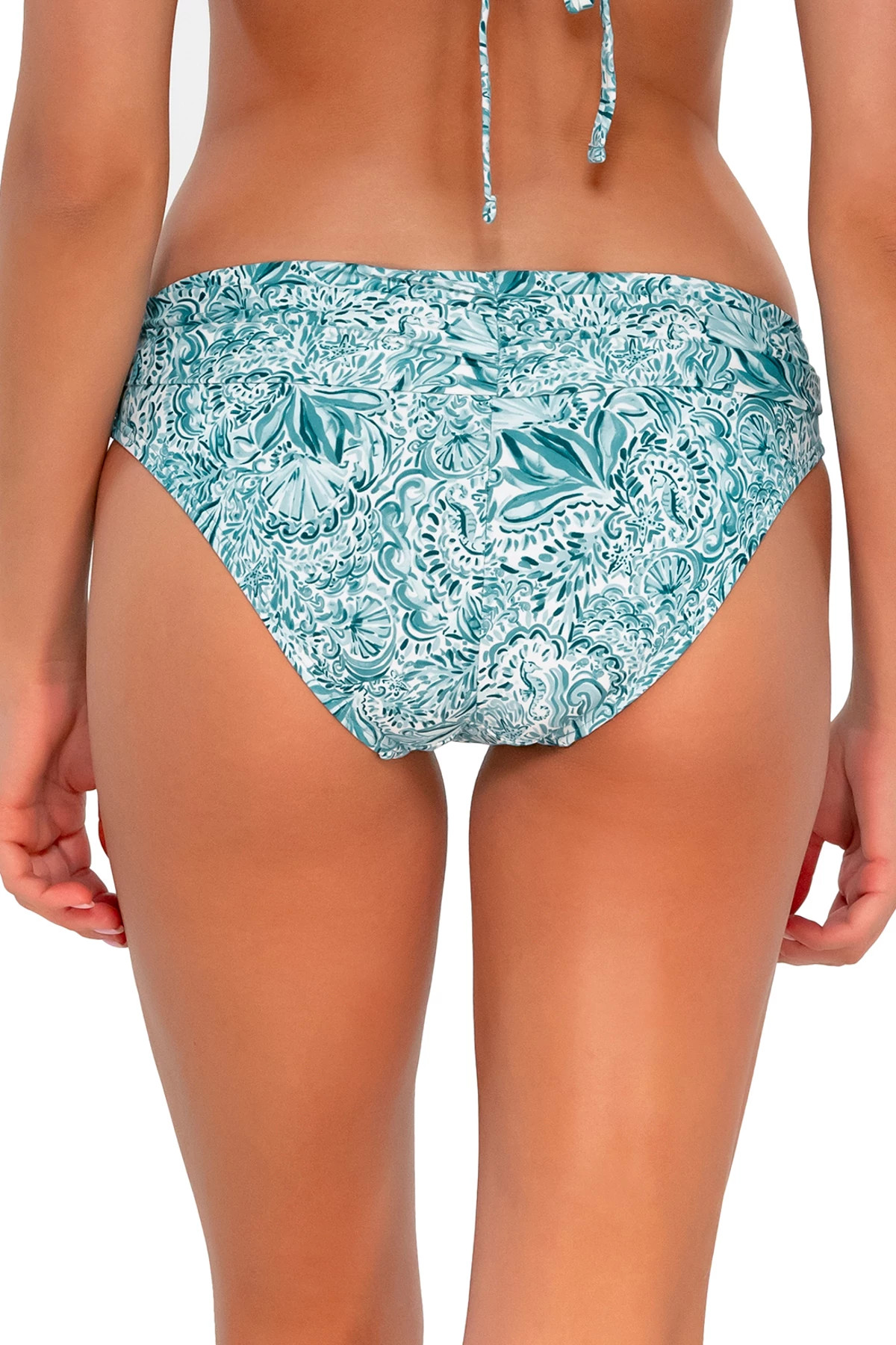 BY THE SEA Unforgettable Banded Hipster Bikini Bottom  image number 2