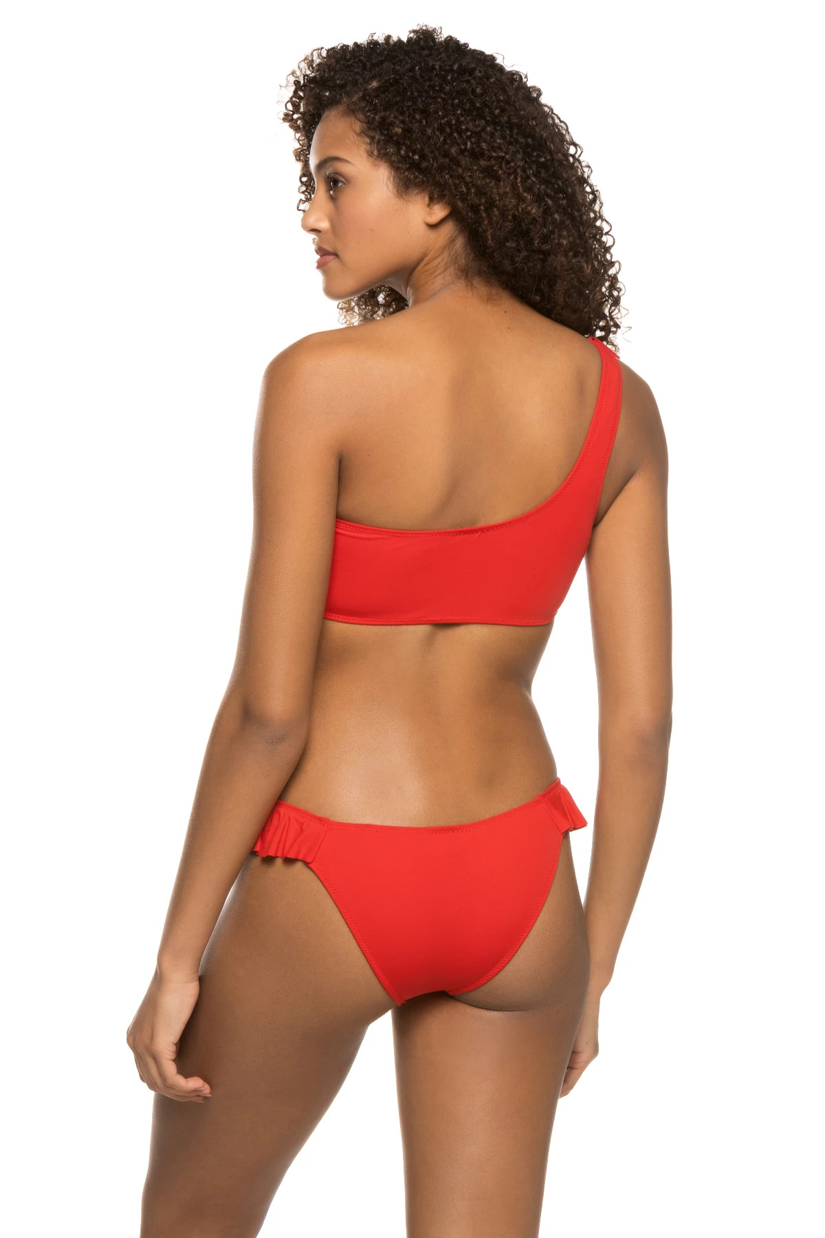 RED Morocco Asymmetrical Bikini Top image number 2