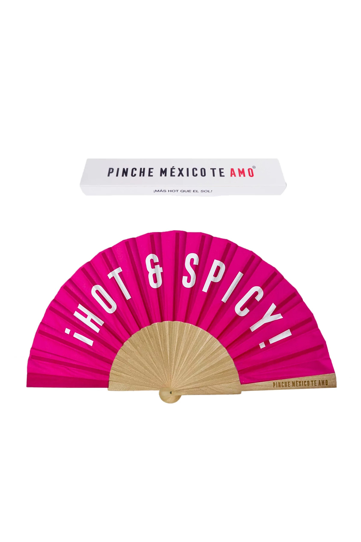 PINK Hot and Spicy Foldable Fan image number 2