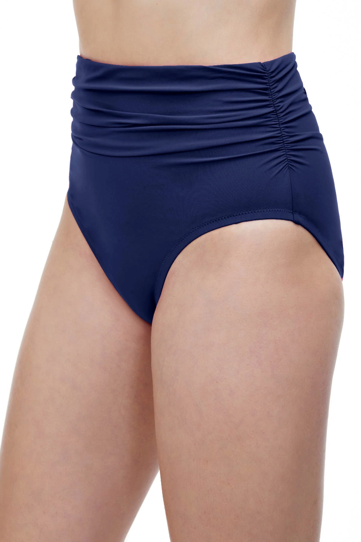 NAVY Shirred High Waist Bikini Bottom image number 3