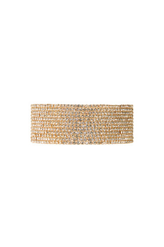 GOLD Stacked Diamond Bangle Bracelets 