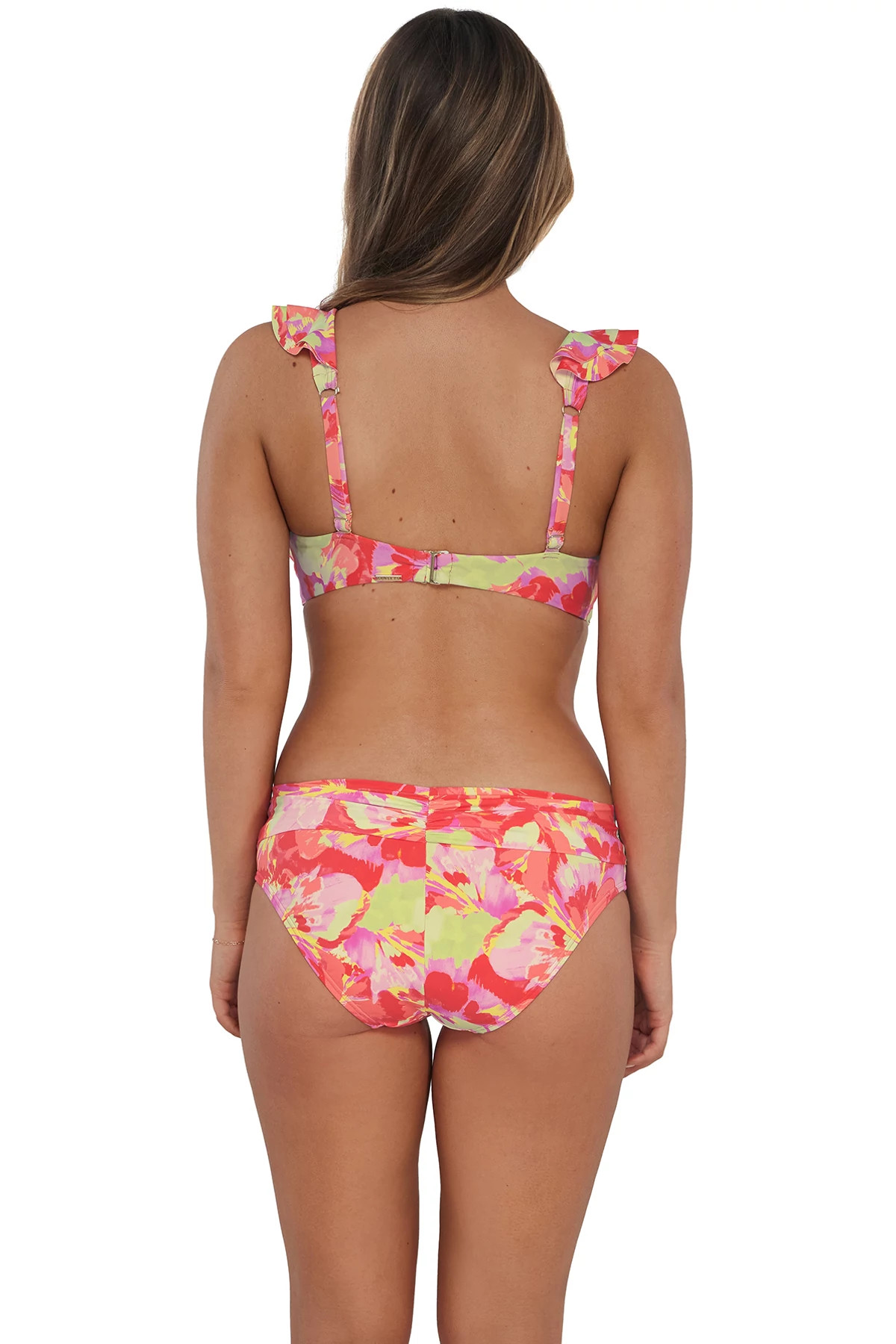 BUTTERFLY BEACH Willa Wireless Bralette Bikini Top (D+ Cup) image number 3