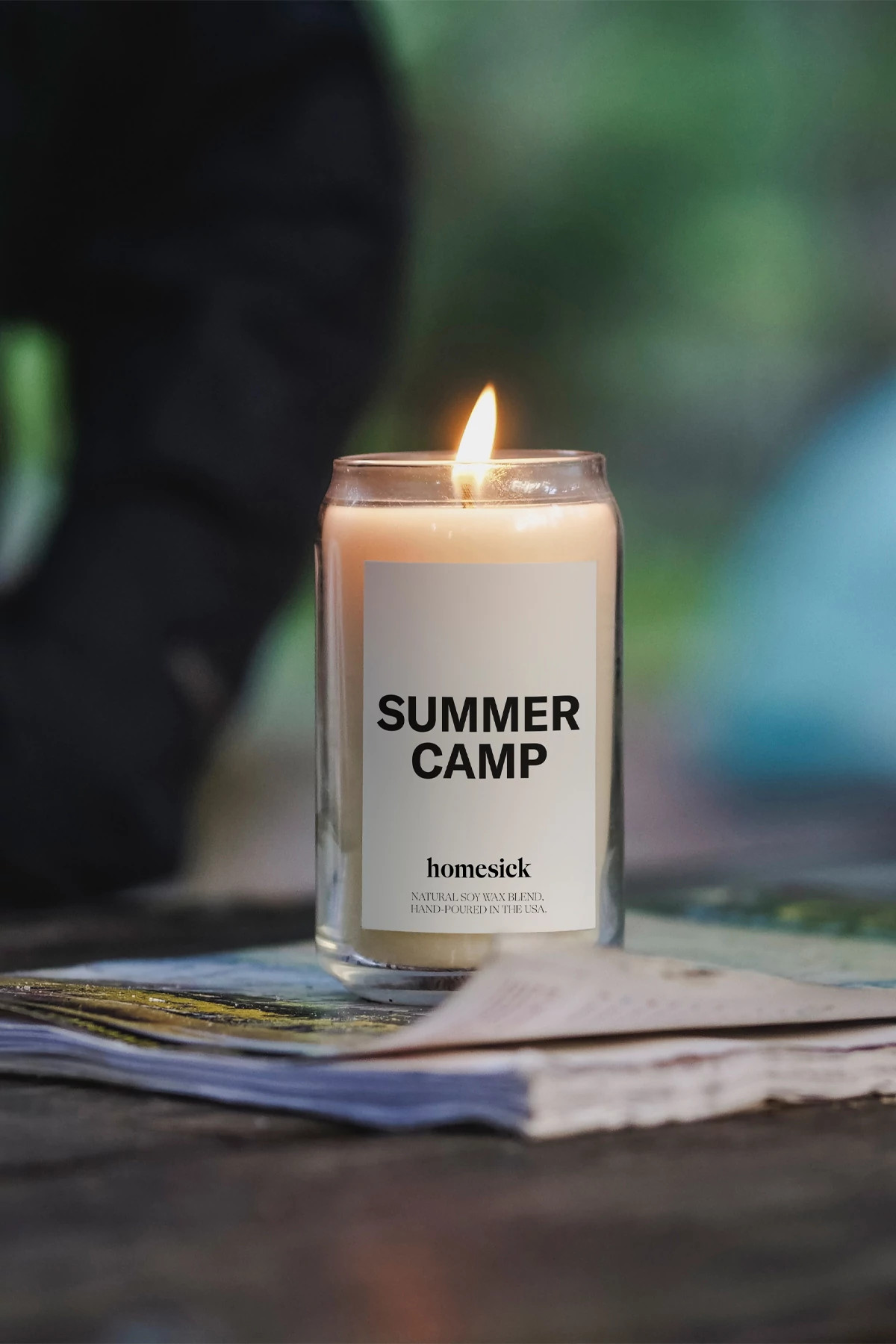 WHITE Summer Camp Candle image number 2