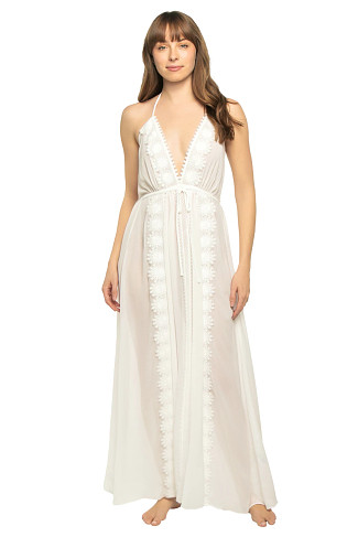 WHITE Nikole Maxi Dress