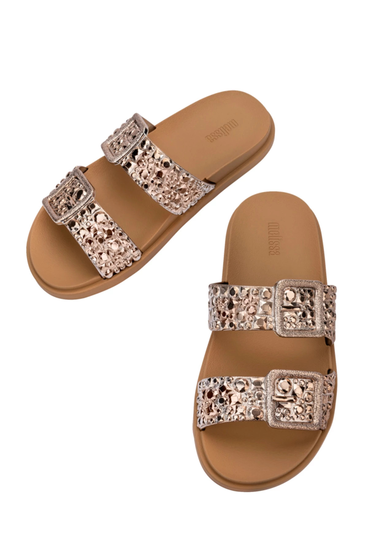BEIGE/BRONZE Lust Slides image number 2