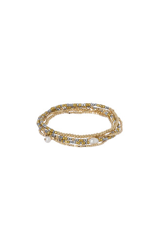GOLD/SILVER Stacked Bracelet