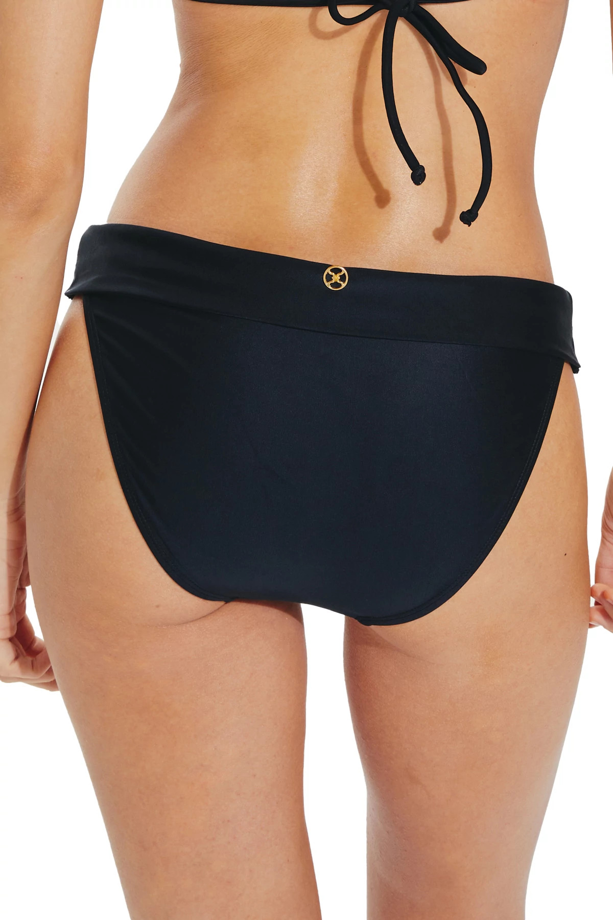 BLACK Bia Banded Hipster Bikini Bottom image number 2