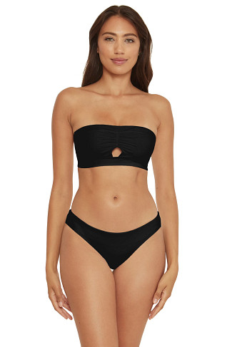 BLACK Rylie Bandeau Bikini Top