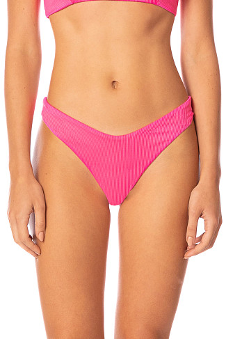 HOT FUCHSIA Splendour Reversible Brazilian Bikini Bottom