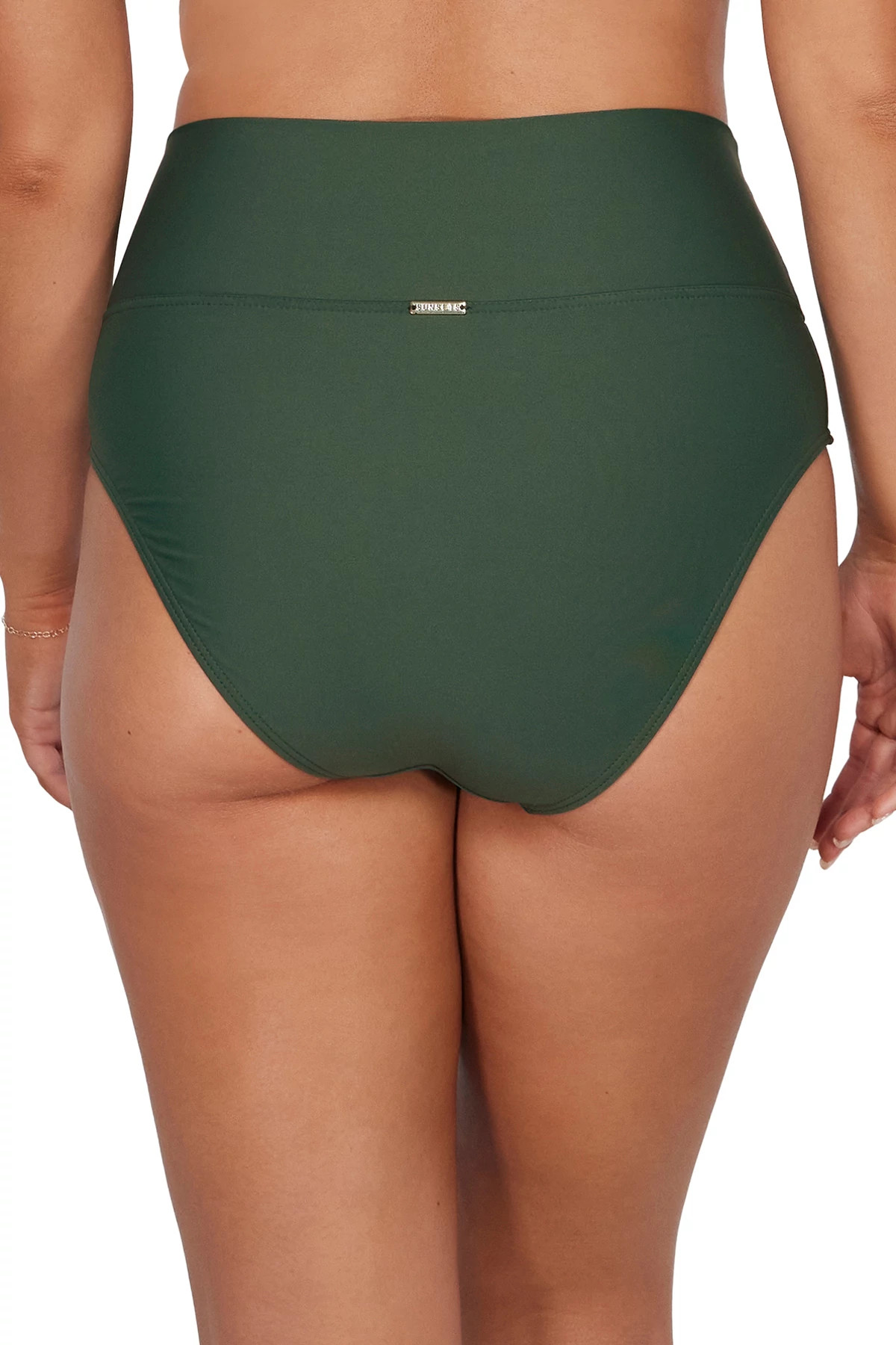 ISLAND GREEN Hannah High Waist Bikini Bottom image number 4