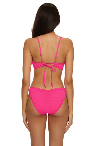 STRAWBERRY Bella Scalloped Bralette Bikini Top