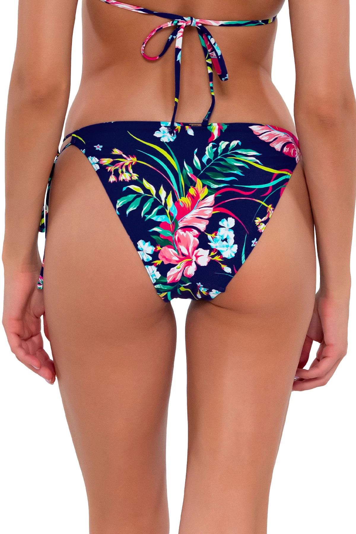 ISLAND GETAWAY Everlee Tie Side Hipster Bikini Bottom image number 2