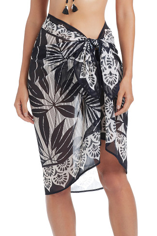 BLACK Island Time Chiffon Pareo