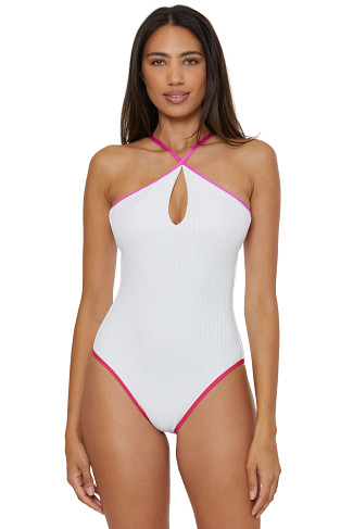 WHITE Maori One Piece Swimsuit