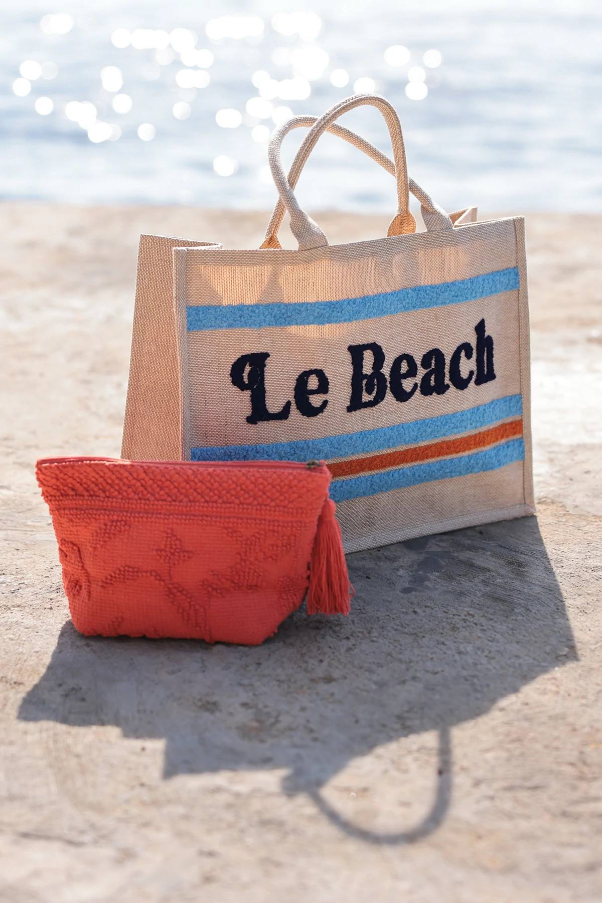 NATURAL Le Beach Tote image number 2