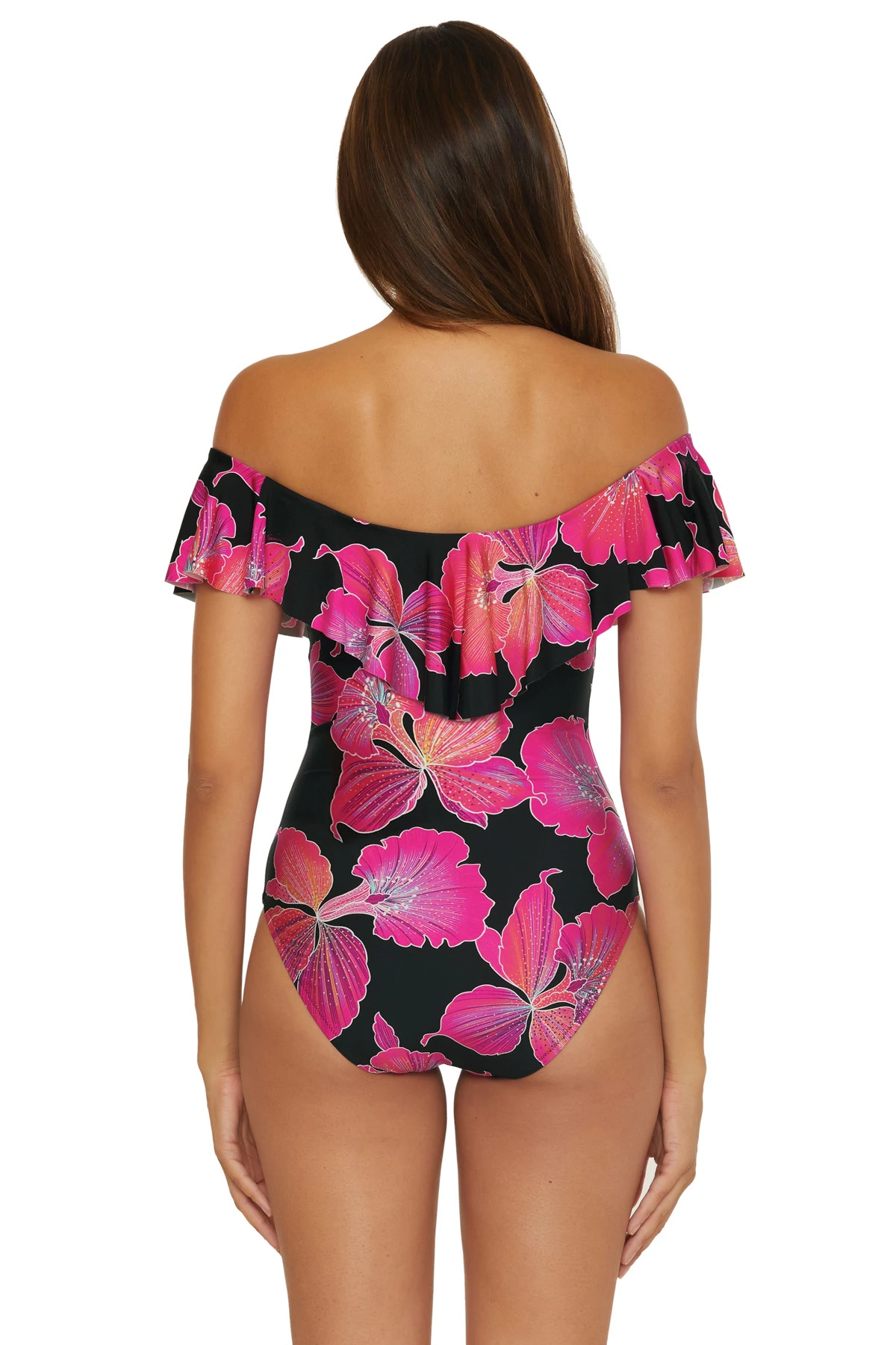 MULTI Off-The-Shoulder One Piece Swimsuit image number 2