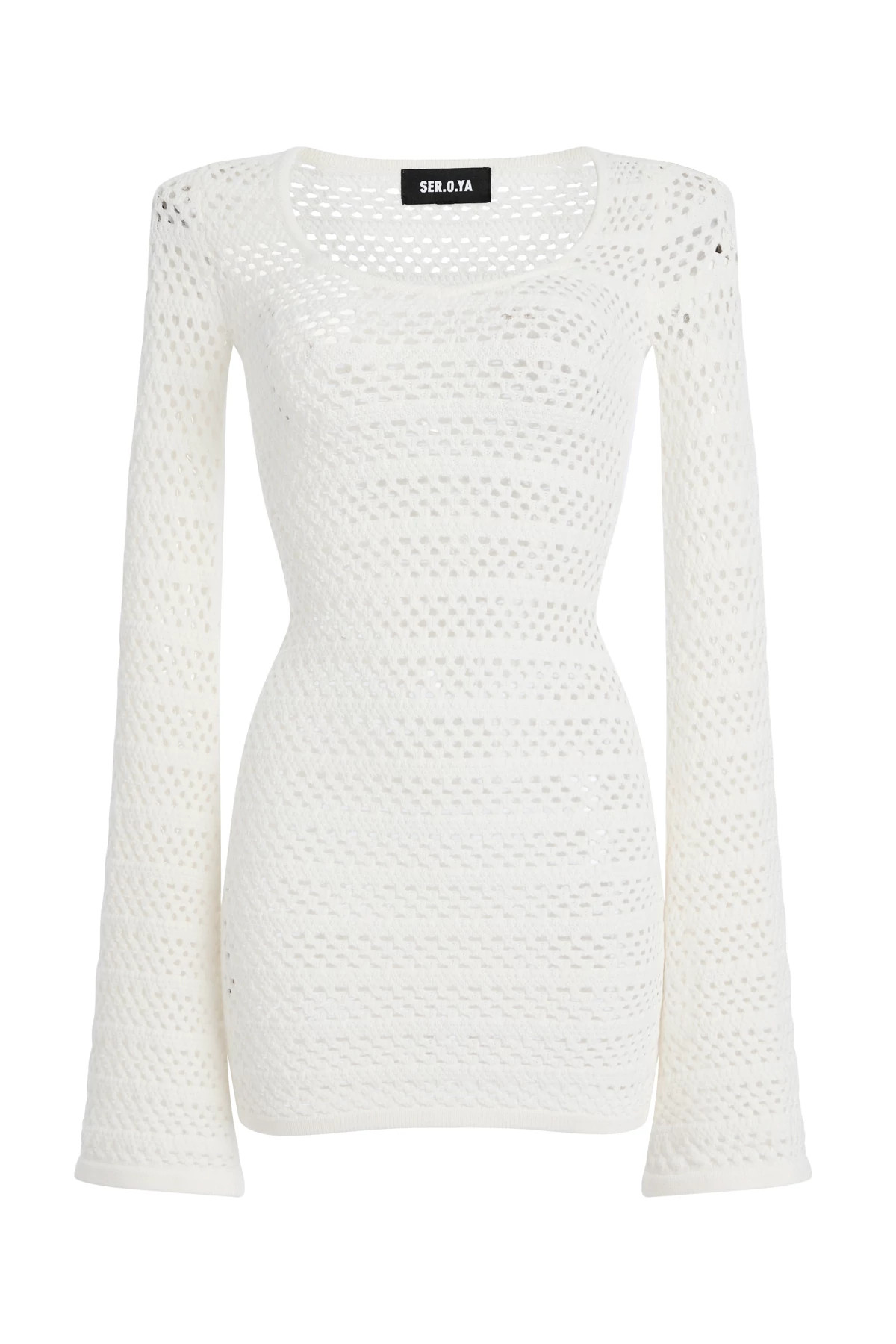 PORCELAIN Sophie Long Sleeve Mini Dress image number 3