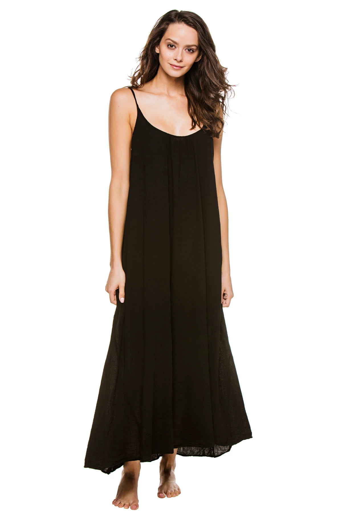 BLACK Tulum Maxi Dress image number 1