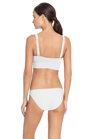WHITE Ava Bralette Bikini Top