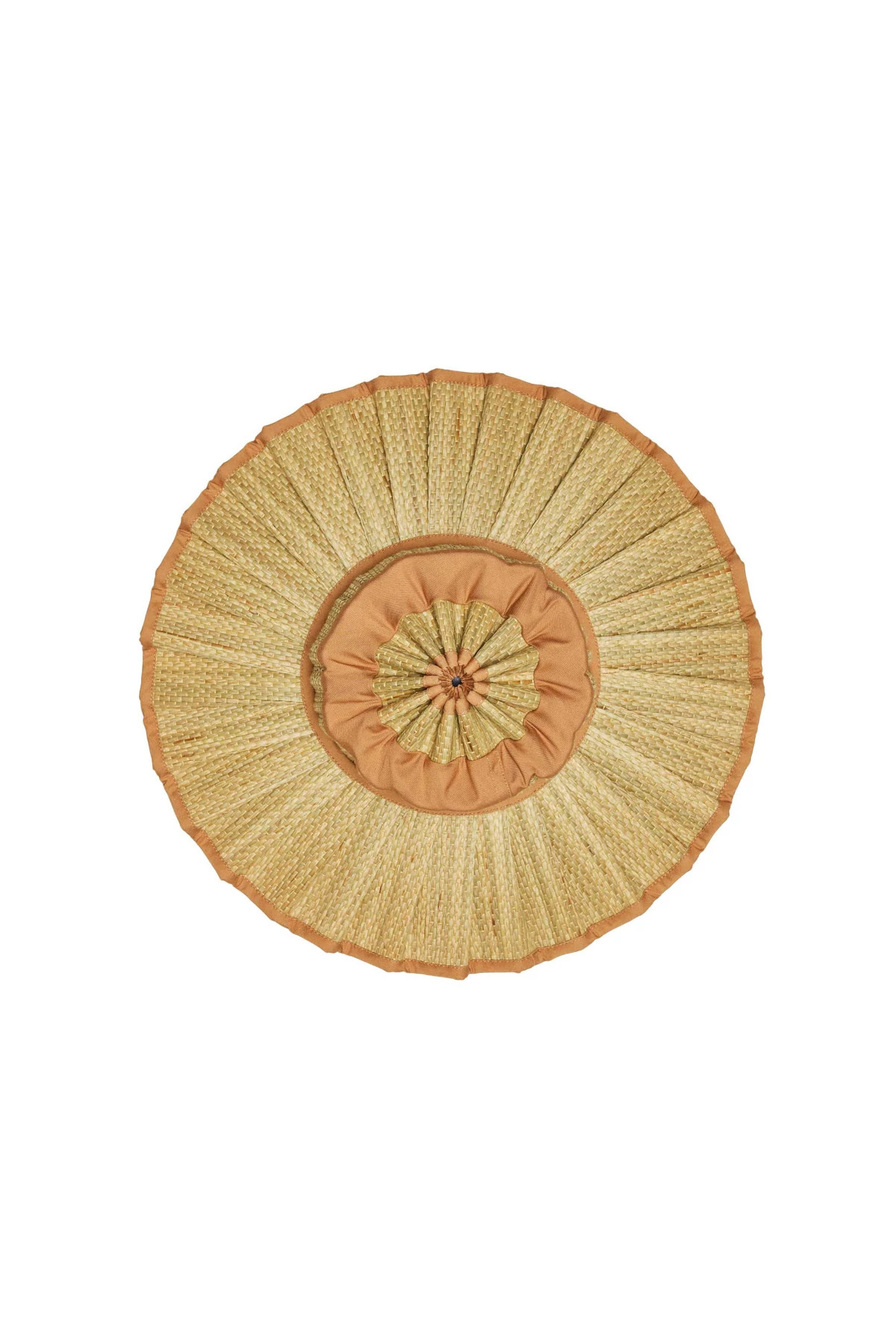 GOLDEN HAZE Capri Pleated Brim Packable Sun Hat image number 3