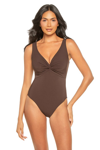 CHOCOLATE Twist One Piece Swimsuit (D Cup)