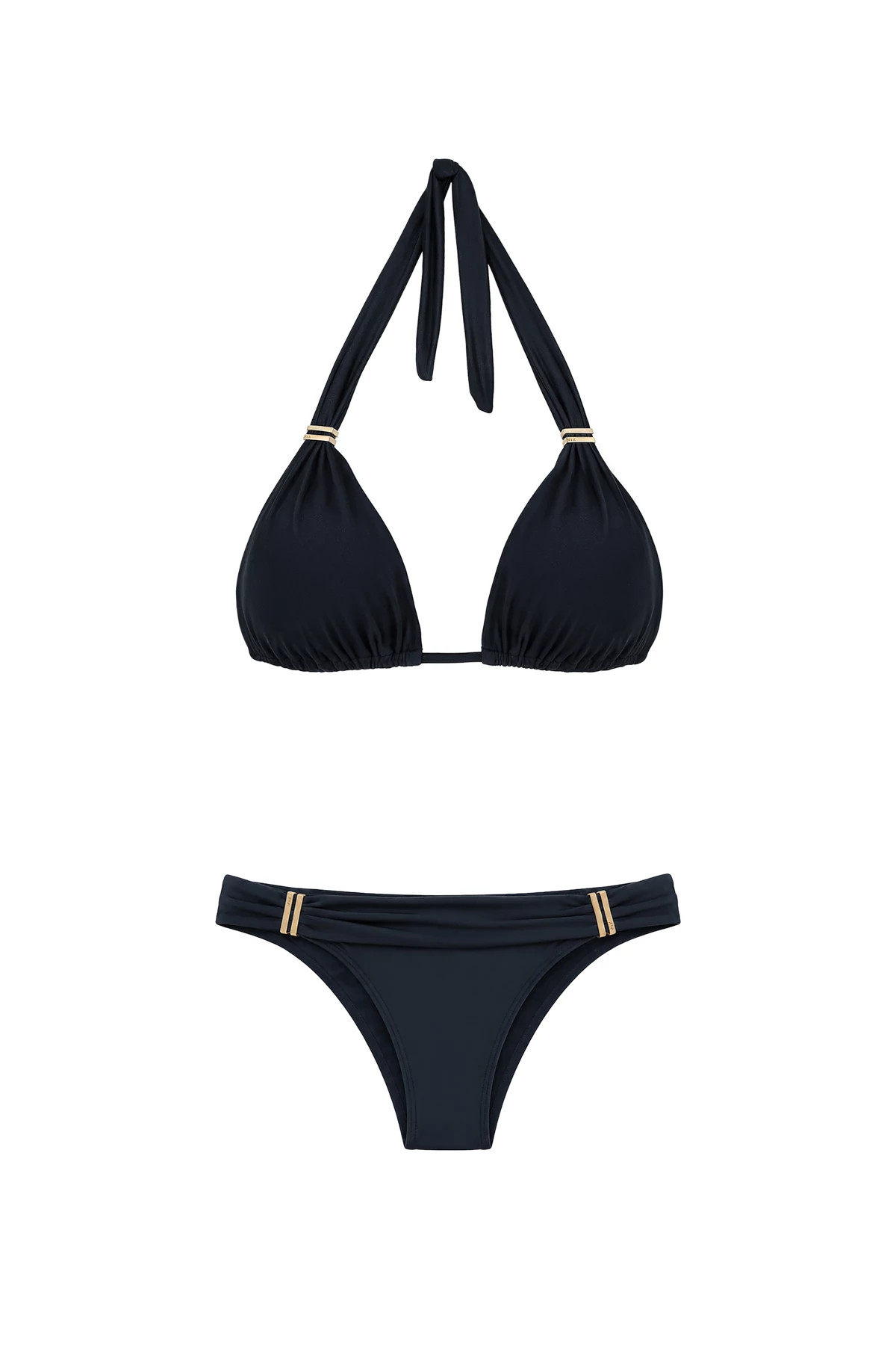 ABYSSAL BLUE Bia Hip Slider Brazilian Bikini Bottom image number 3