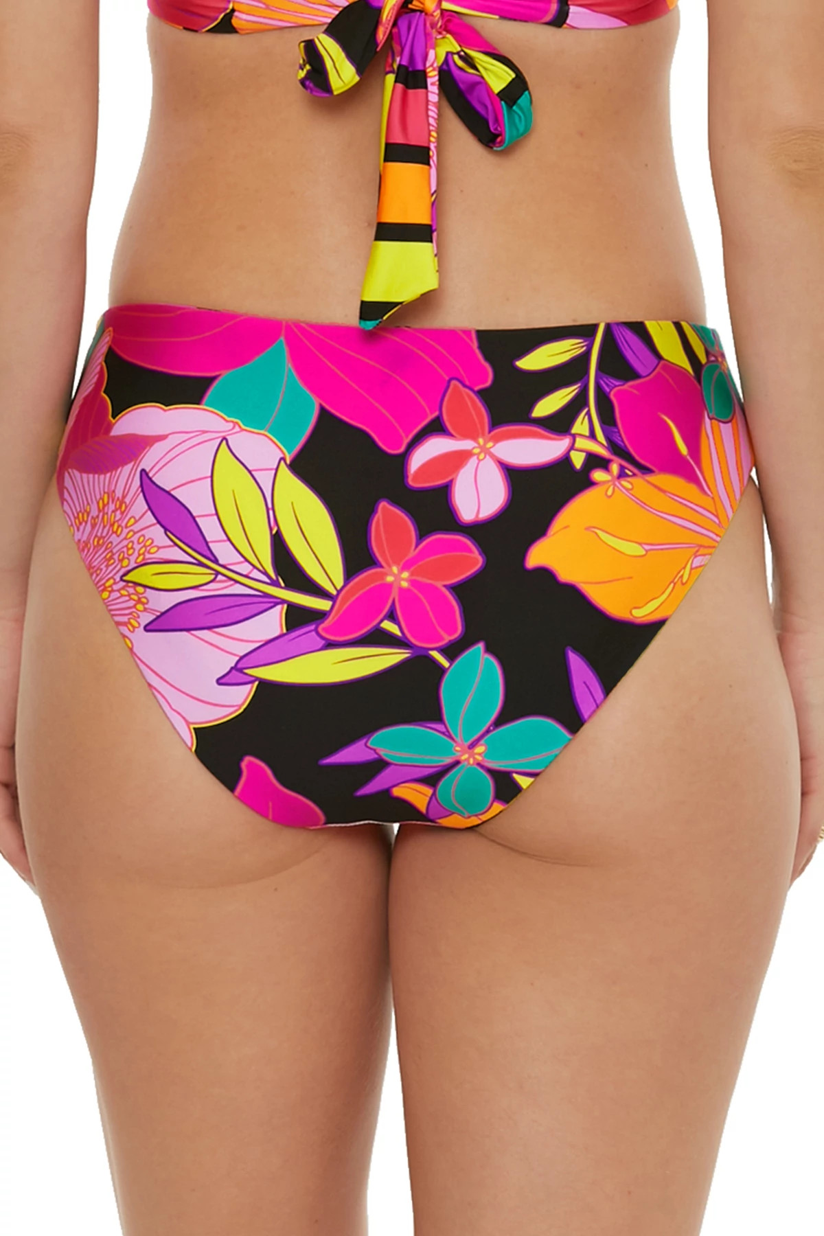 MULTI Solar Floral Hipster Bikini Bottom image number 3