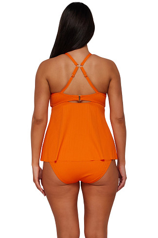 KUMQUAT SANDBAR RIB Tori Tankini Top