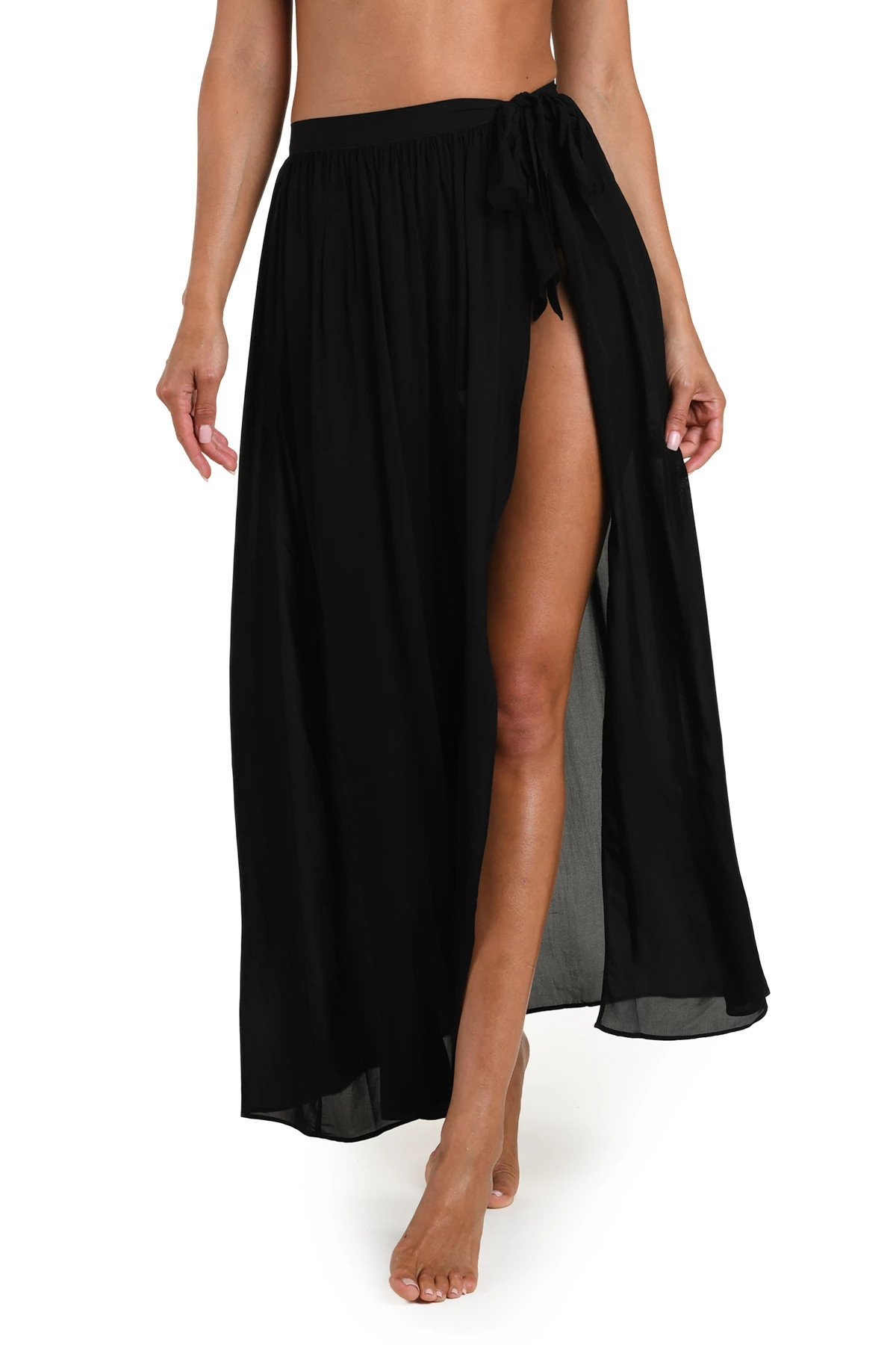 BLACK Klaire Maxi Skirt image number 1