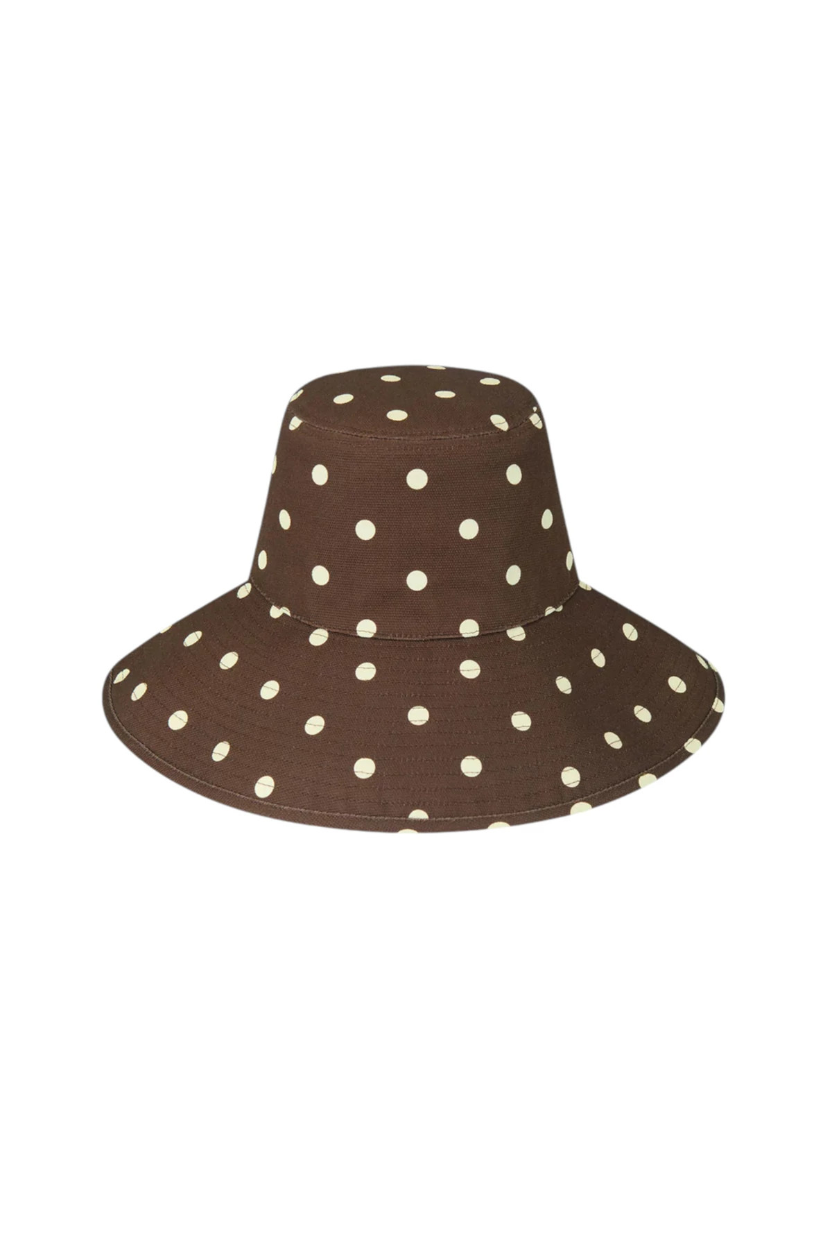 COCO Holiday Polka Dot Cotton UPF Bucket Hat image number 1