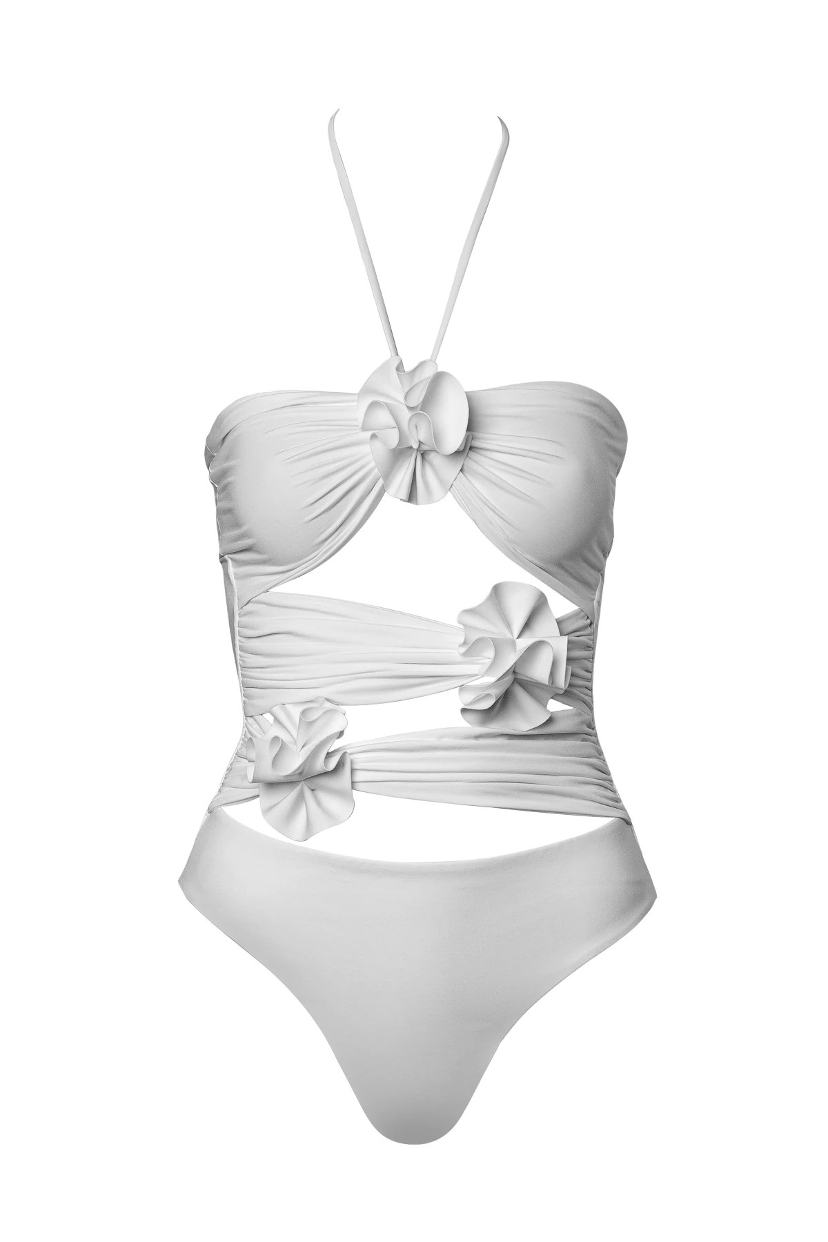OFF WHITE Trinitaria One Piece Swimsuit image number 3