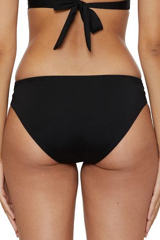 BLACK Tab Side Hipster Bikini Bottom