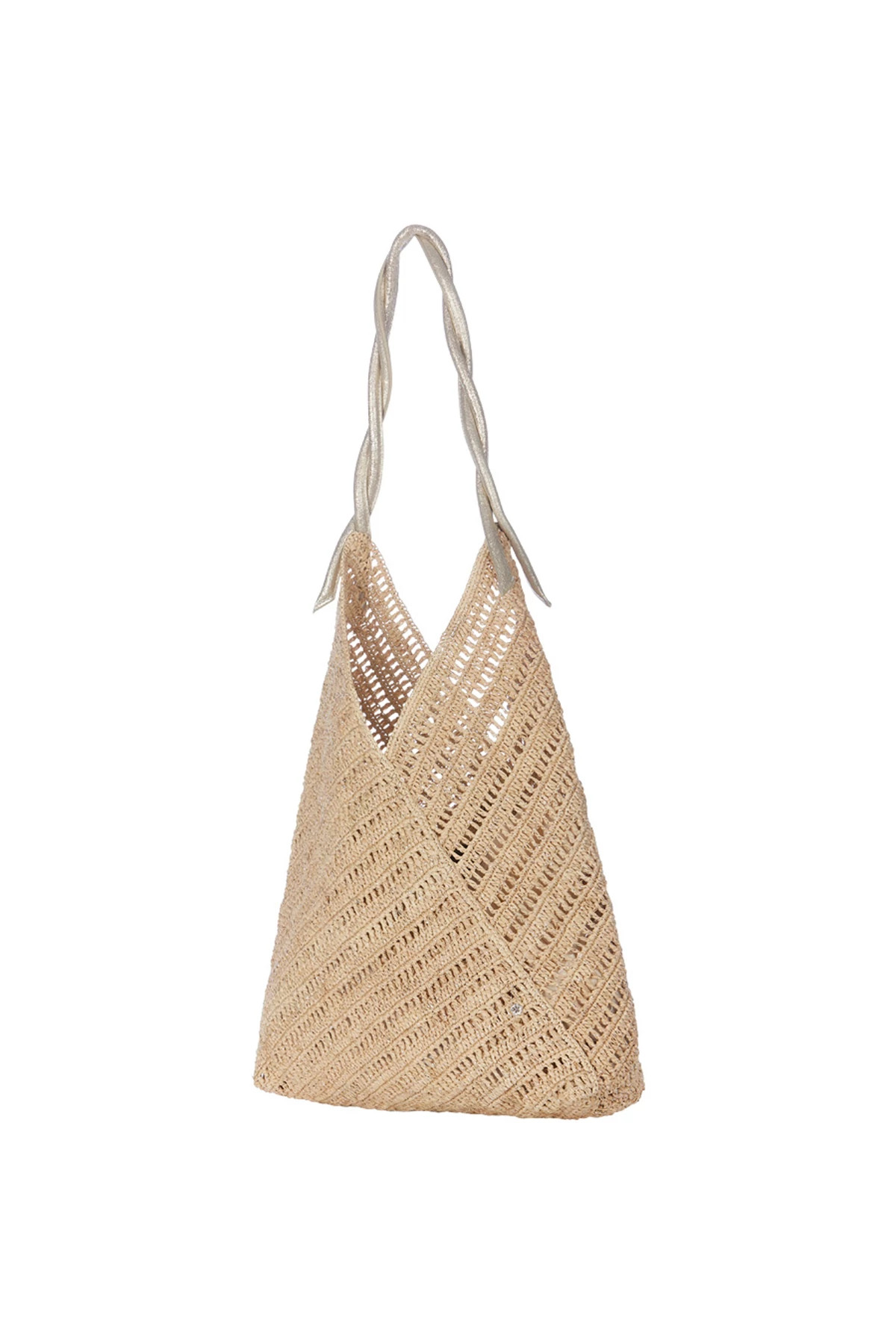 NATURAL/GOLD Panama Lux Tote image number 2