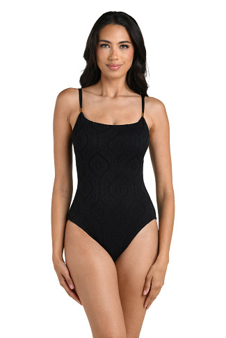 BLACK Mantra Medallion One Piece Swimsuit
