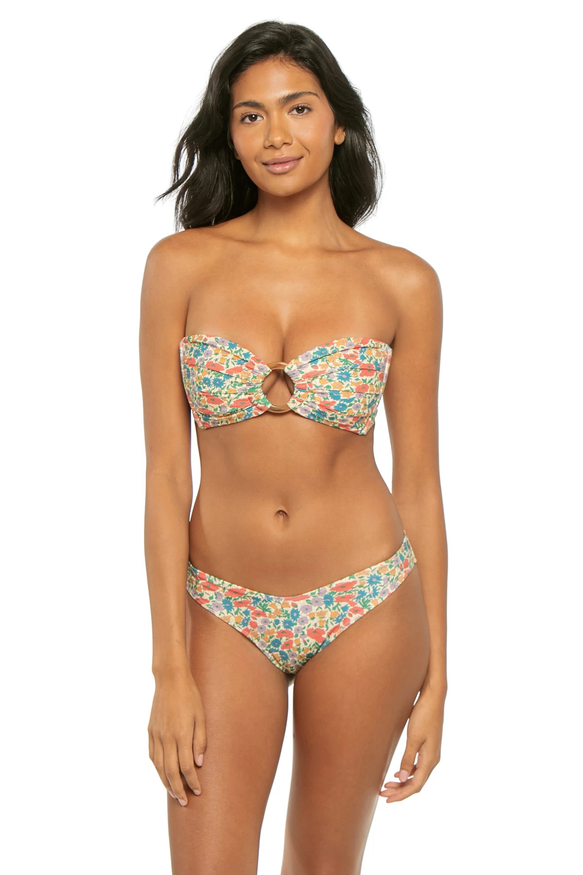 FLORENCIA FLORAL Tori Bandeau Bikini Top image number 3