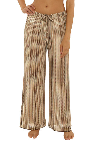 MOCHA/TAN Seaside Split Leg Pants