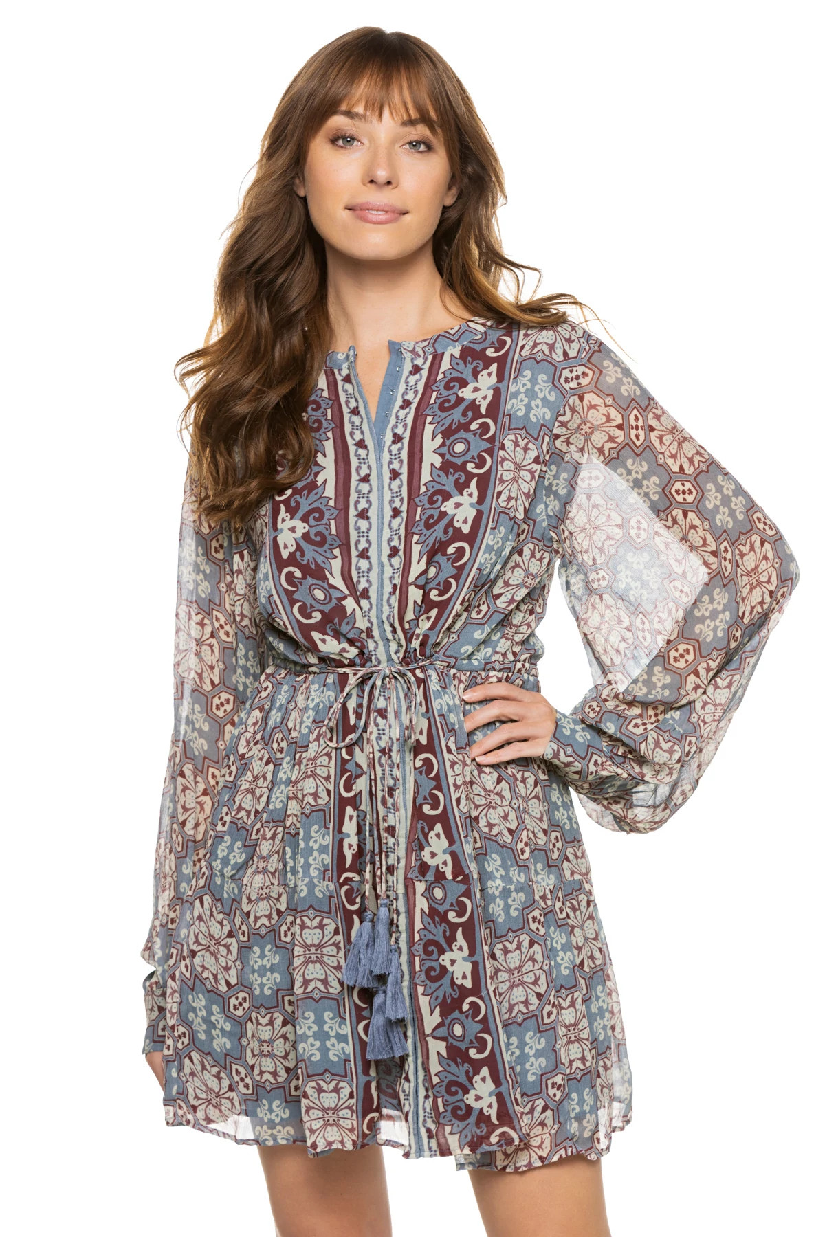ALGARVE BLUE Josefina Caftan image number 1