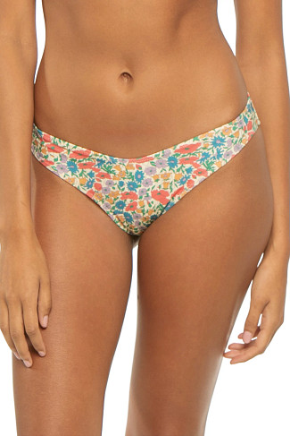 FLORENCIA FLORAL Lulu Brazilian Bikini Bottom