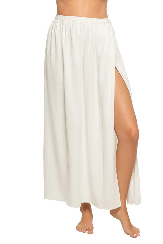 WHITE Wrap Maxi Skirt