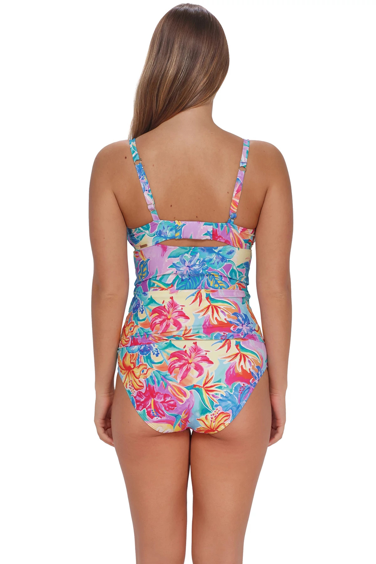 ALOHA VISTA Serena Underwire Tankini Top (D+ Cup) image number 3