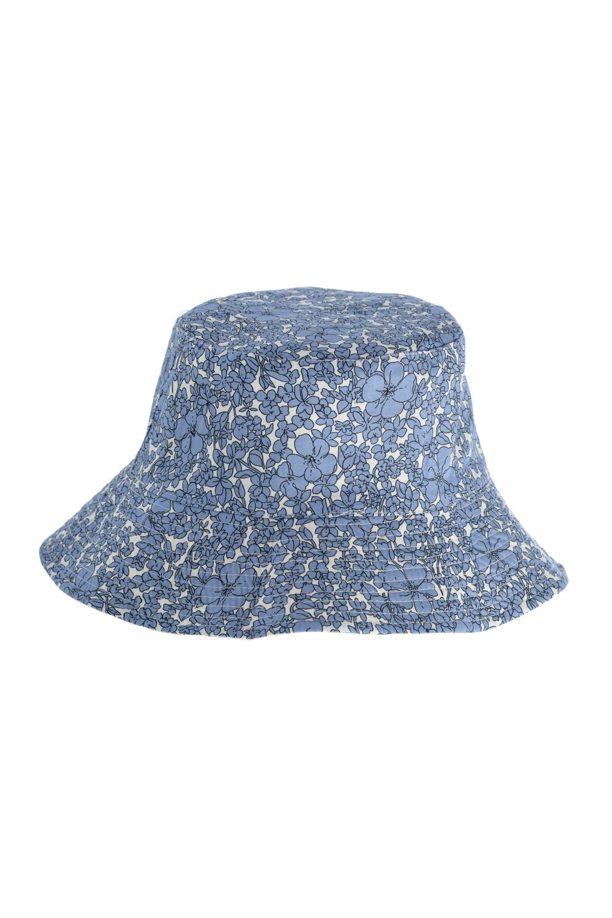 PERIWINKLE/NATURAL Giorga Reversible Bucket Hat image number 1