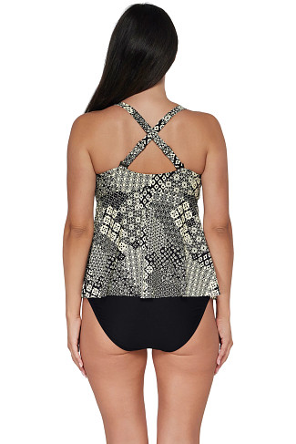 VENICE SEAGRASS TEXTURE Marin Tankini Top