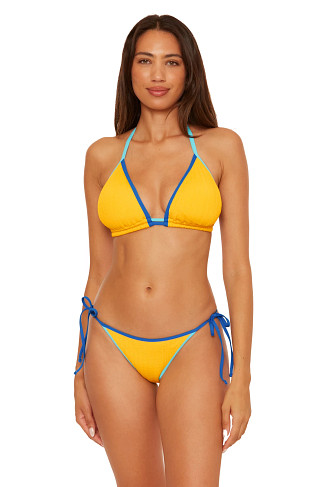 SUNGLOW Allie Triangle Bikini Top (D+)