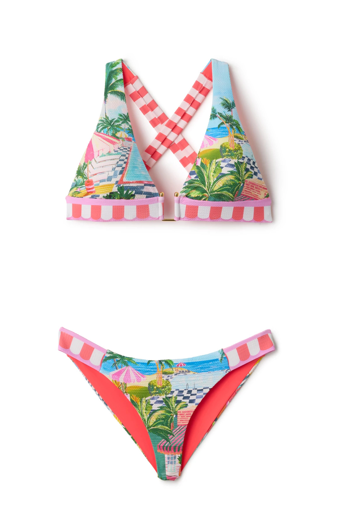 MULTI Miami Beach Bralette Bikini Top image number 5