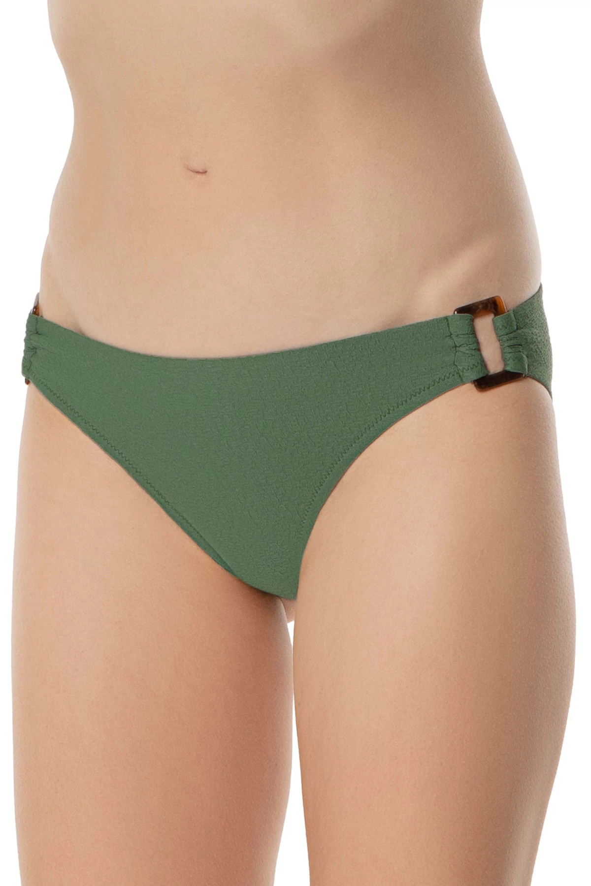 FATIGUE GREEN Tortoise Ring Hipster Bikini Bottom image number 1