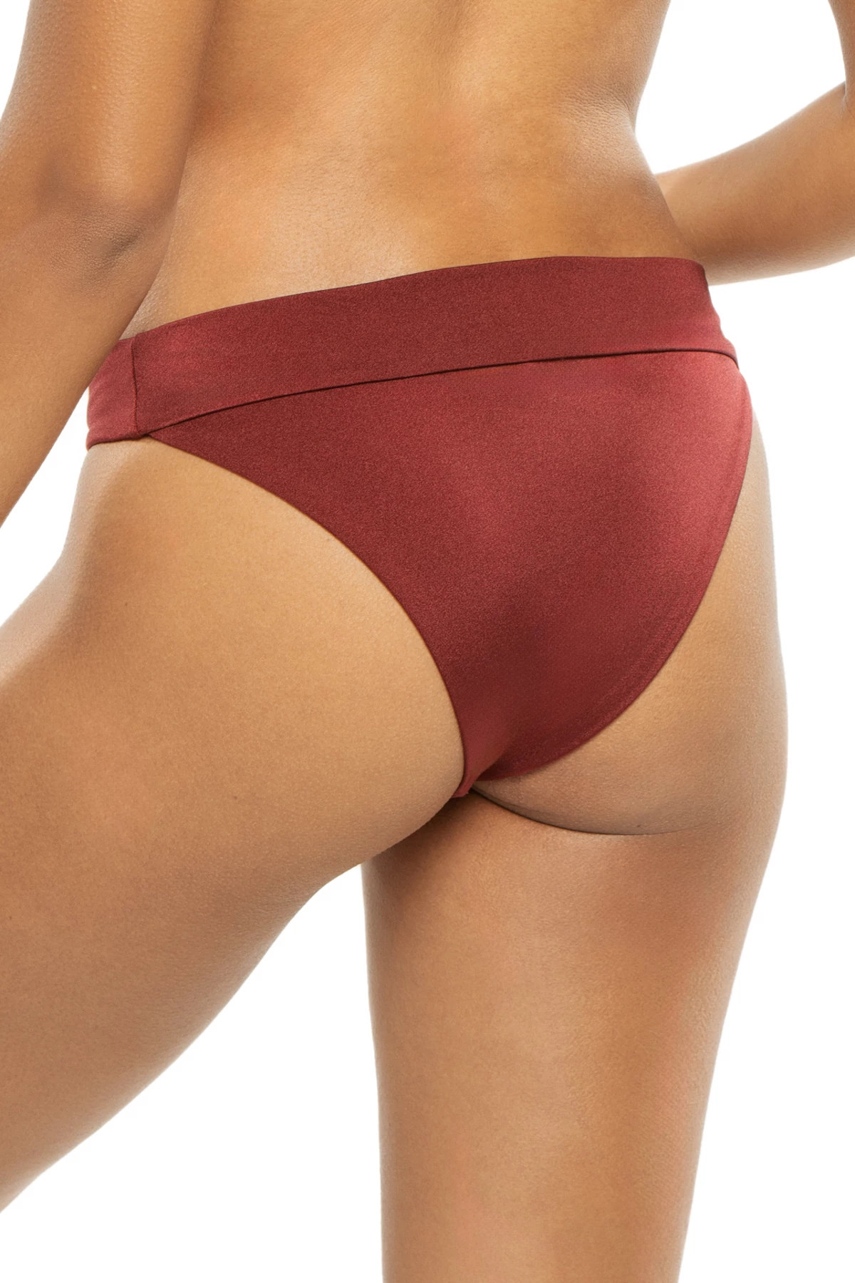 POMEGRANATE Karina Banded Hipster Bikini Bottom image number 2