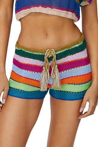 CALYPSO Calypso Bree Boho Crochet Shorts