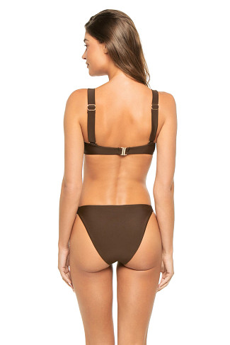 BEACH BROWN Iryna Bralette Bikini Top